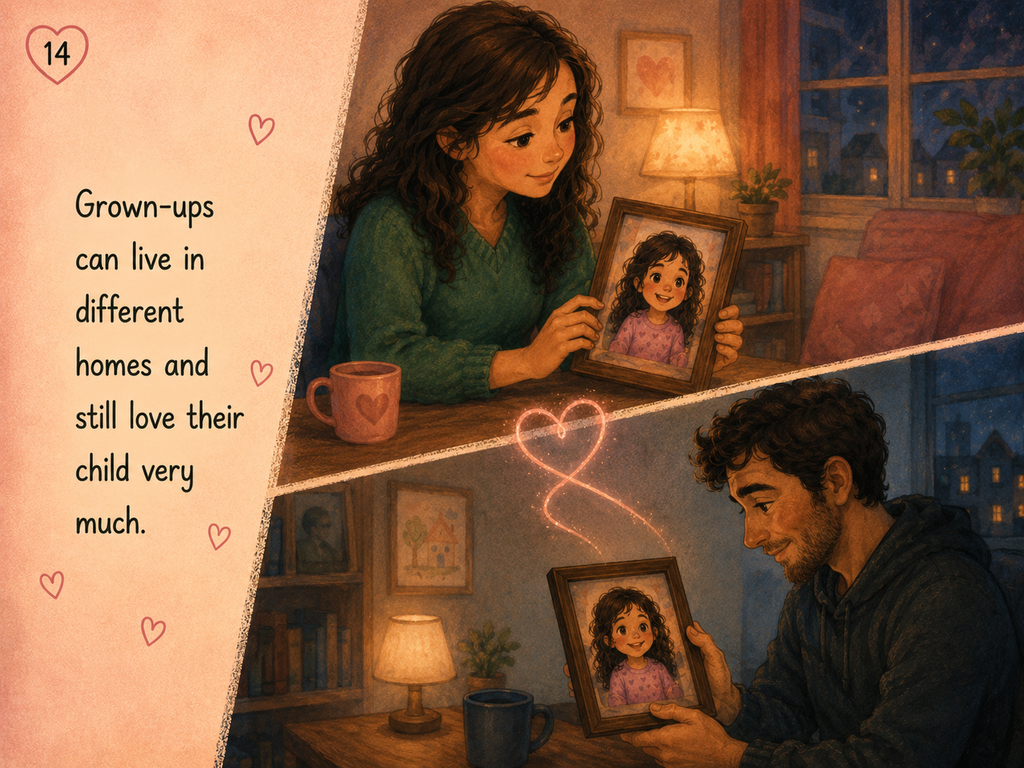Two Homes, One Big Love | A Children's Book for Two-Home Families