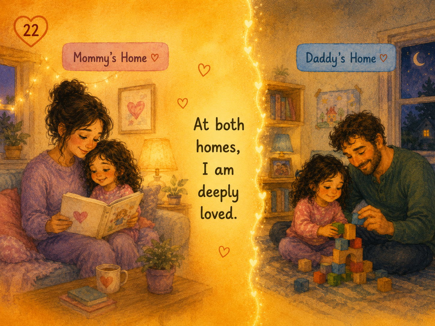 Two Homes, One Big Love | A Children's Book for Two-Home Families